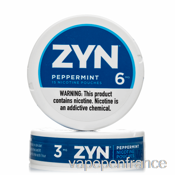 Sachets De Nicotine Zyn - Stylo Vape Menthe Poivrée 3 Mg (paquet De 5)